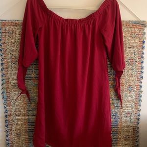 TOBI Off the shoulder mini dress